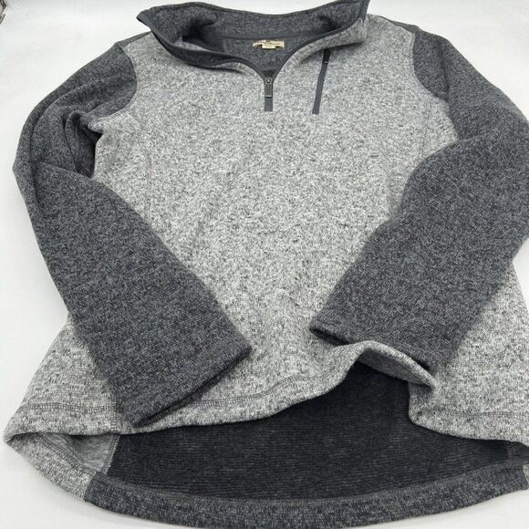 Woolrich 1/4 Zip Wool Performance Pullover Men’s Sz XL Heather gray - Picture 1 of 5